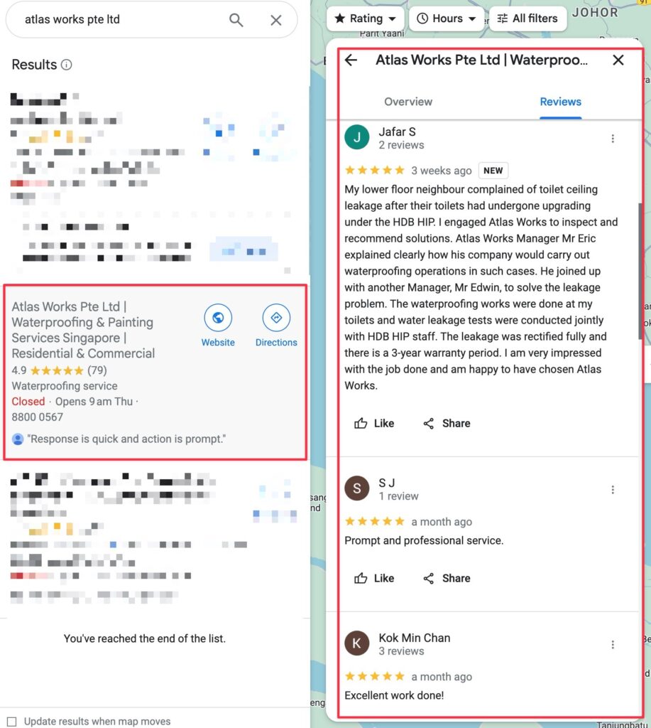 Atlasworks Google Reviews